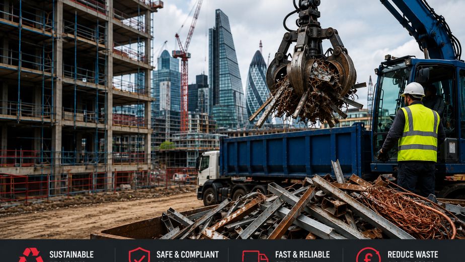 How Scrap Metal Collection Works on Commercial Construction Sites in London