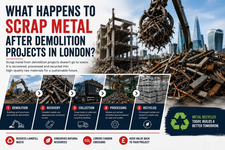 What Happens to Scrap Metal After Demolition Projects in London?