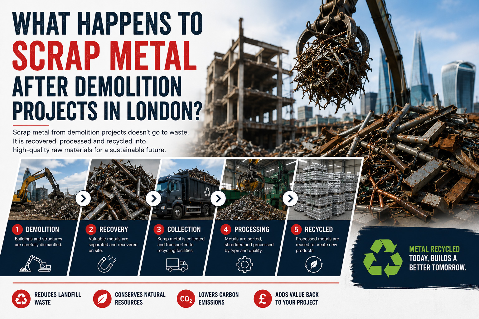 What Happens to Scrap Metal After Demolition Projects in London?